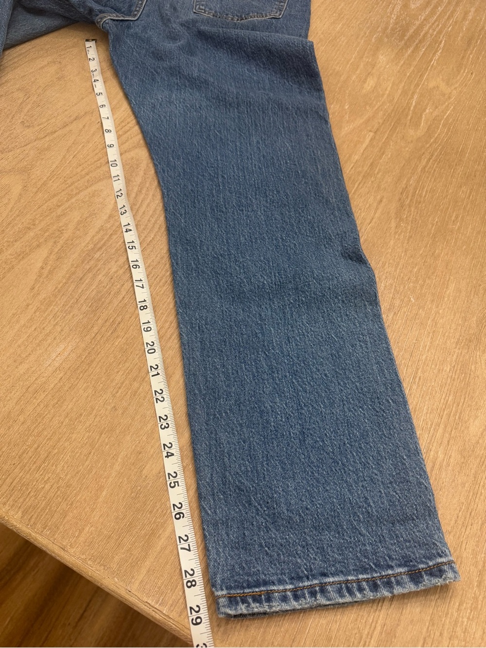 Levi's 501 Original Fit Jeans Women's Size 30 Blue Straight Leg - Picture 4 of 9